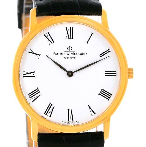 Photo of Baume Mercier Classima Ultra Thin Yellow Gold Quartz Watch MV045094