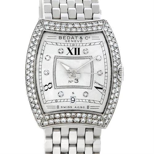 Photo of Bedat No. 3 Ladies Stainless Steel Diamond Watch 314.051.109