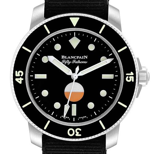 Photo of Blancpain Fifty Fathoms Mil-Spec Hodinkee Limited Edition Watch 5008 Box Card