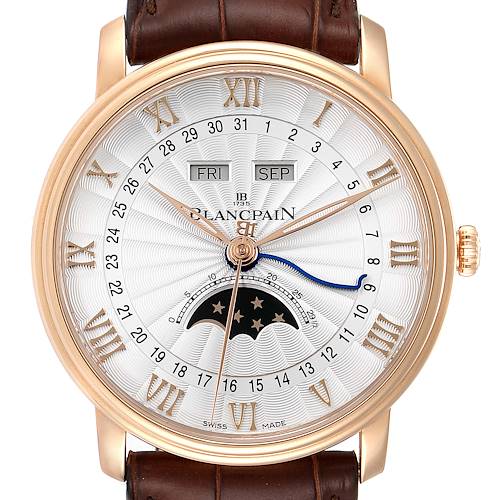 Photo of NOT FOR SALE Blancpain Villeret Moonphase Triple Calendar Rose Gold Mens Watch 6685-3642a-55b PARTIAL PAYMENT