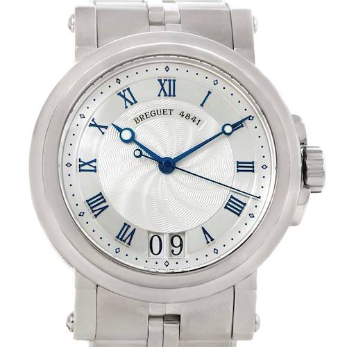Photo of Breguet Marine Big Date Automatic Stainless Steel Watch 5817ST/12/SM0