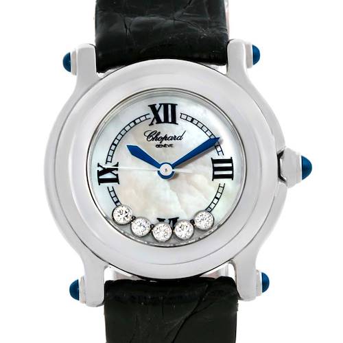 Photo of Chopard Happy Sport Mother of Pearl Dial Diamond Watch 27/8245-23