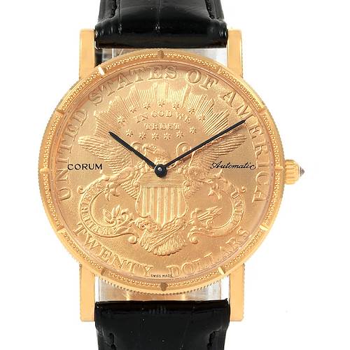 Photo of Corum 20 Dollars Double Eagle Yellow Gold Coin Automatic Mens Watch