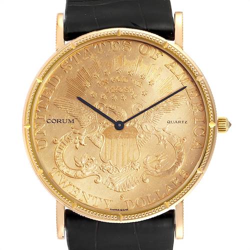 Photo of Corum 20 Dollars Double Eagle Yellow Gold Coin Mechanical Mens Watch
