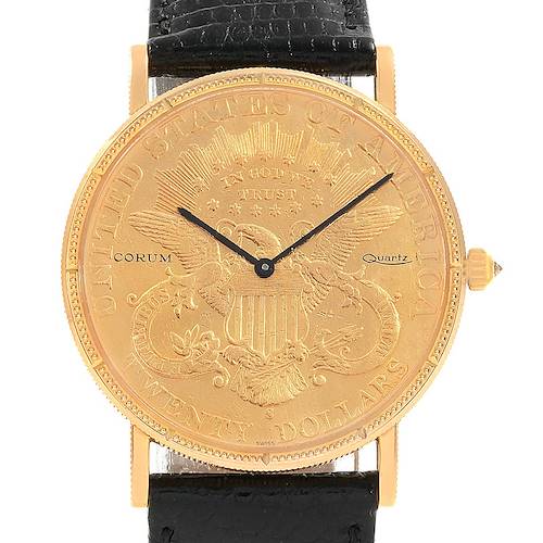 Photo of Corum 20 Dollars Double Eagle Yellow Gold Coin Year 1880 Watch