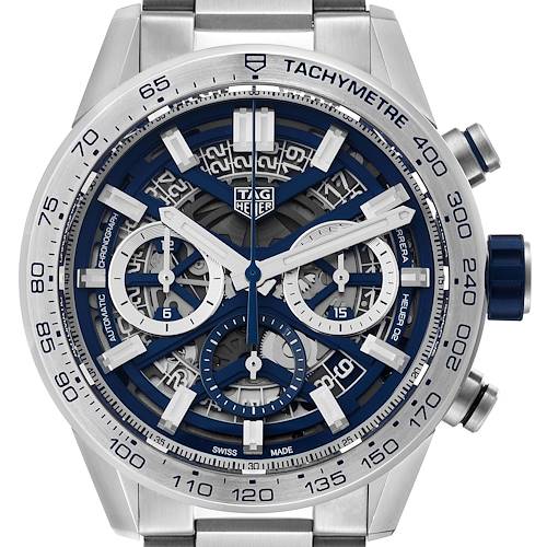 Photo of Tag Heuer Carrera Skeleton Dial Japan Limited Edition Watch CBG2019 Box Card